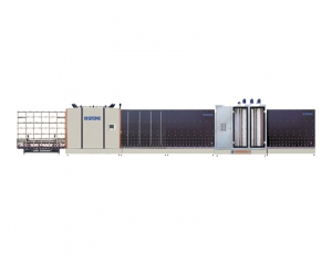 立式自動板內(nèi)合片中空玻璃生產(chǎn)線（三毛刷、自動合片、板壓）